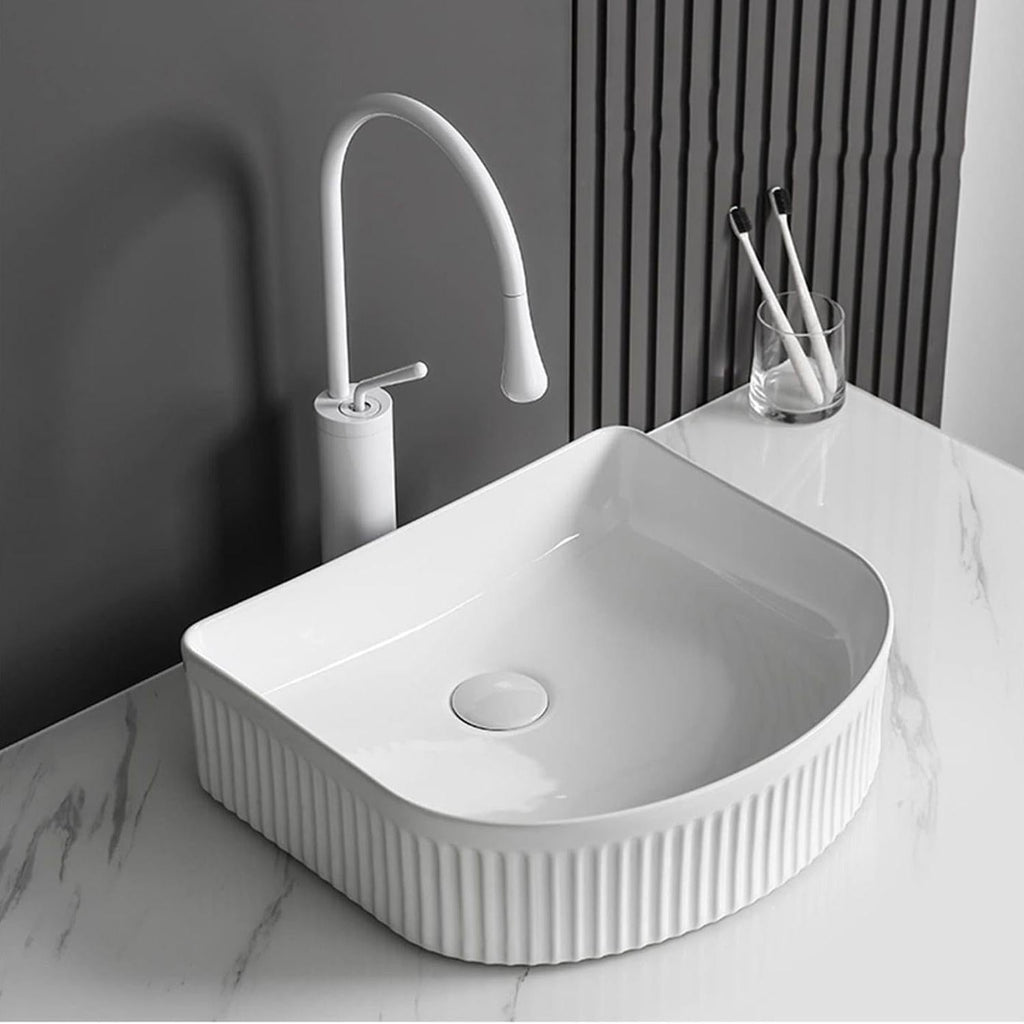 Lavamanos Sobreponer Praga Blanco 40 X 35 X 13 cm