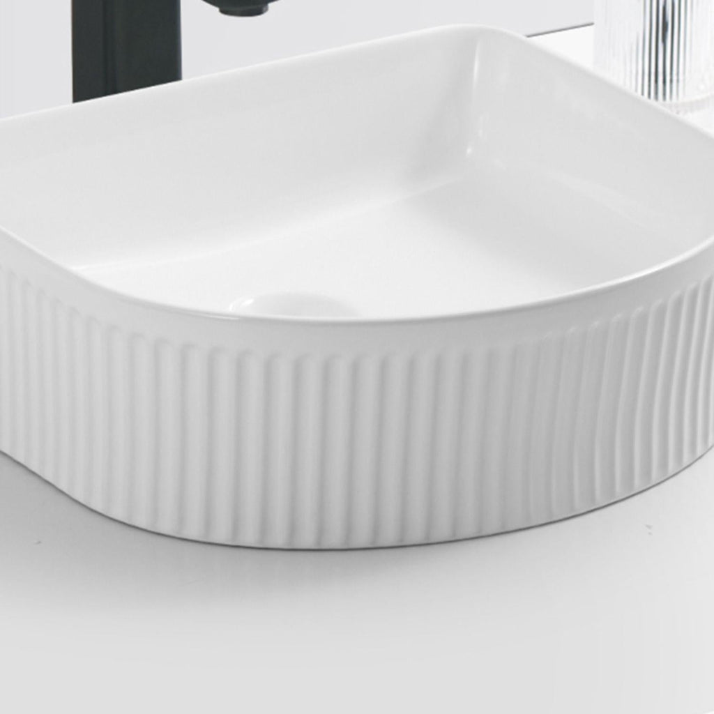 Lavamanos Sobreponer Praga Blanco 40 X 35 X 13 cm