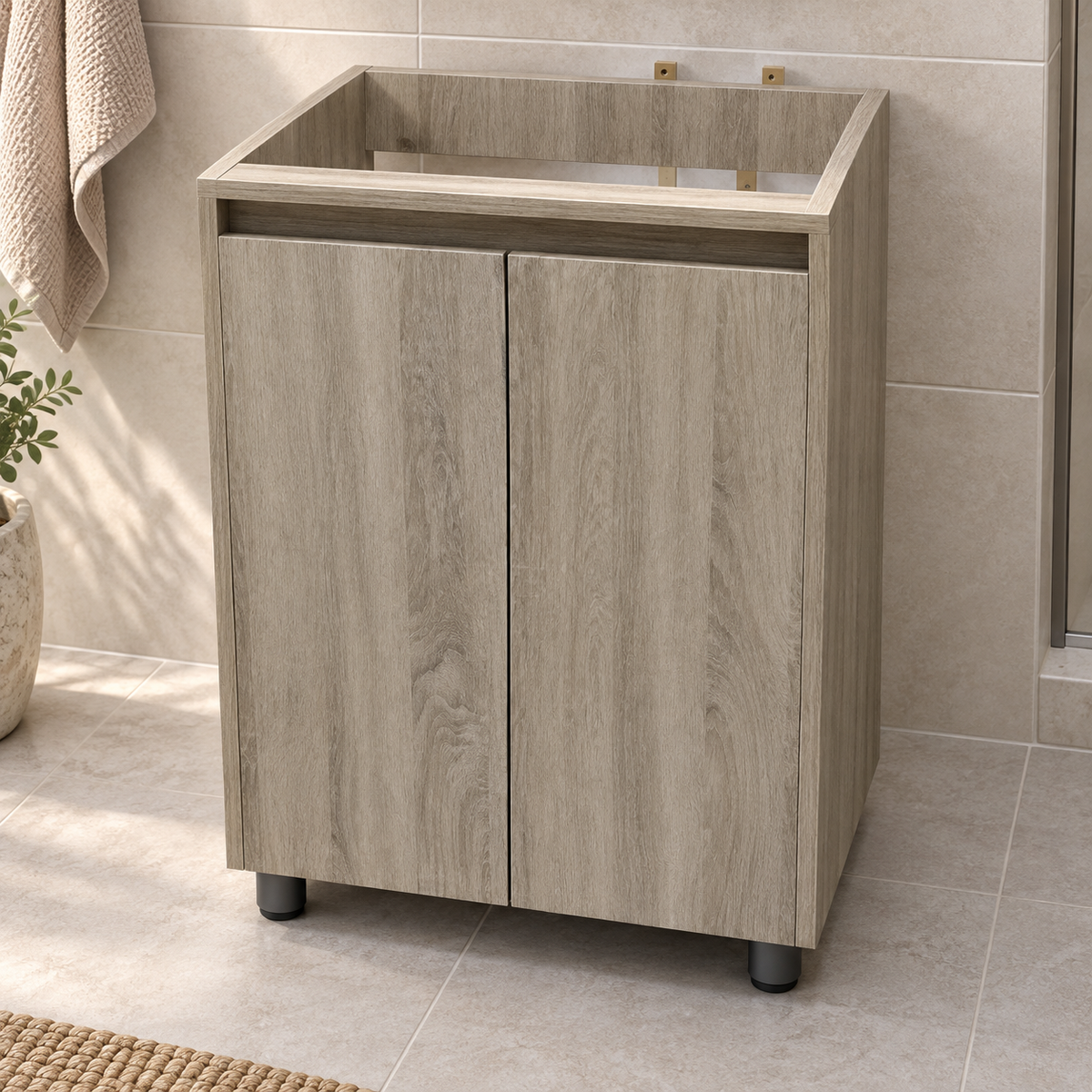 Mueble base de dos puertas 38 × 35 cm - ambiente