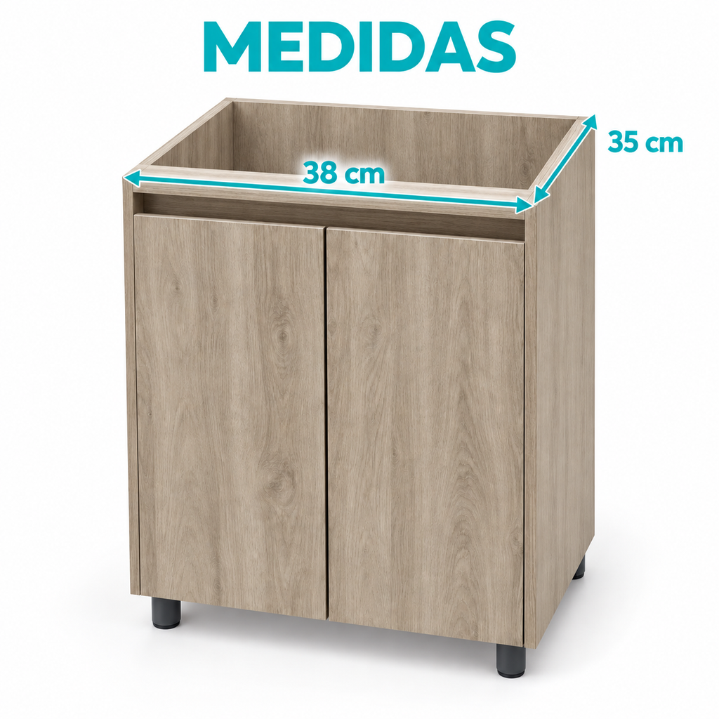 Medidas 38 × 35 cm del mueble base