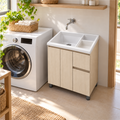 Mueble para lavadero con cajones: ambientación de MC1; lavadero y grifería no incluidos
