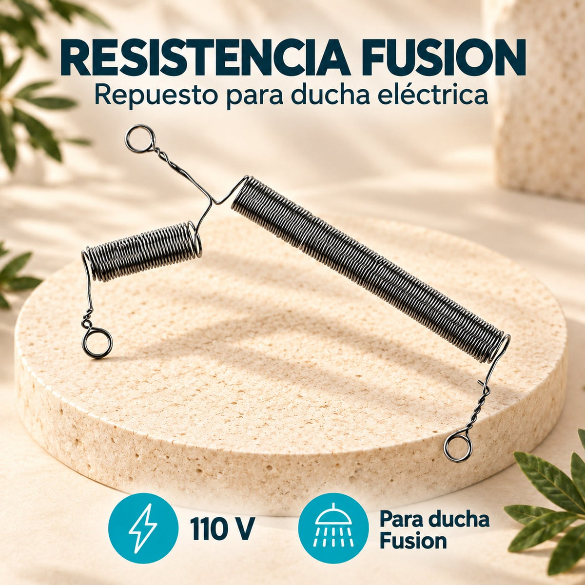 Características de Resistencia Para Ducha Fusion 110 V