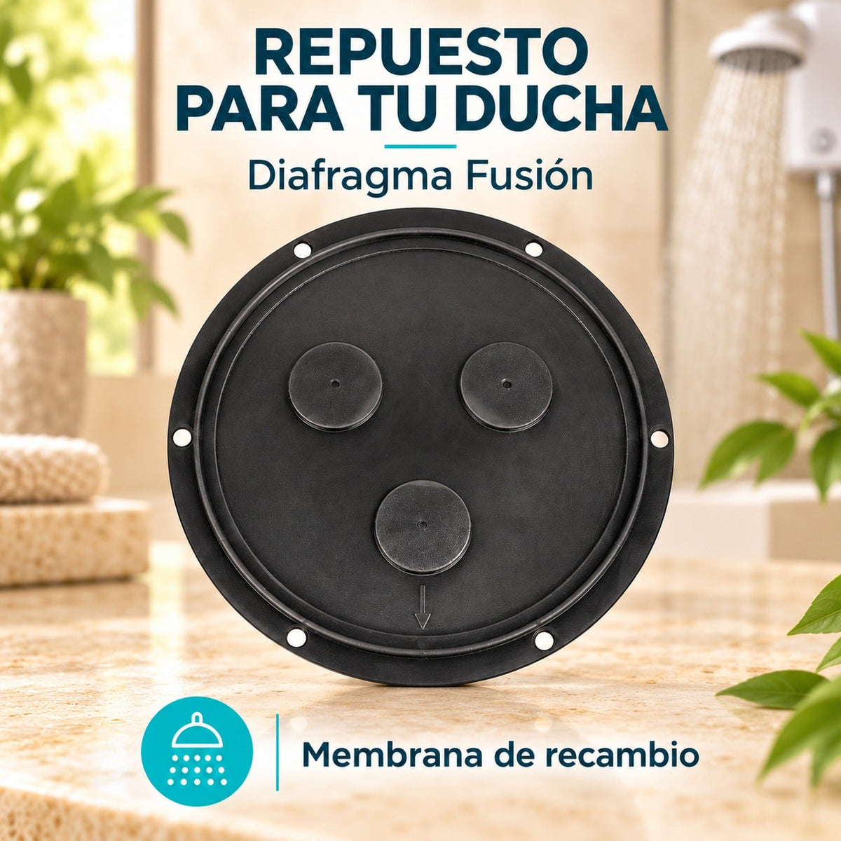 Diafragma Para Ducha Fusión y características