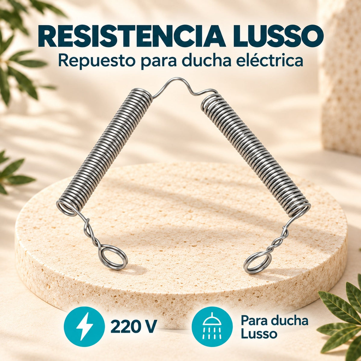 Características de Resistencia Para Ducha Lusso 220 V