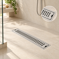Rejilla Lineal Ranurada Satinada Para Piso 40 x 10 cm — portada