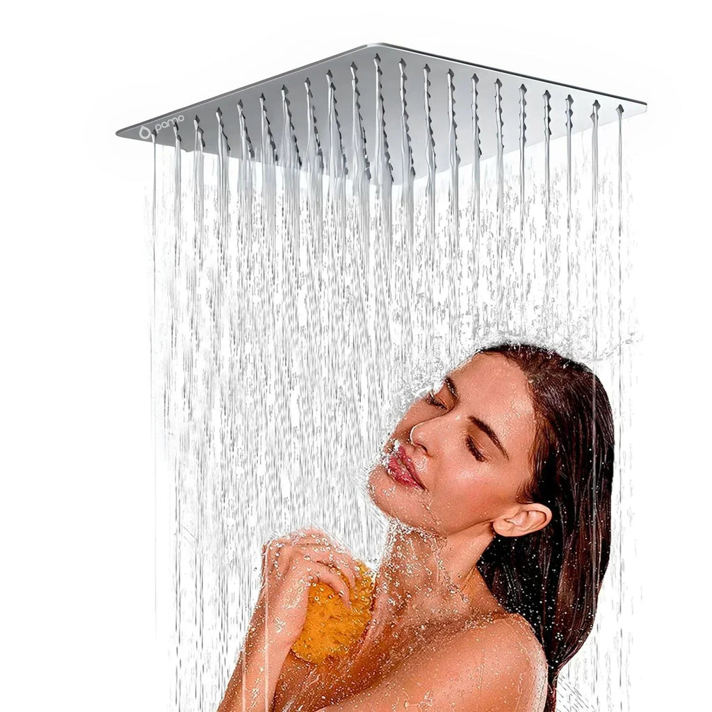 Regadera Cuadrada inoxidable de Lujo 25*25