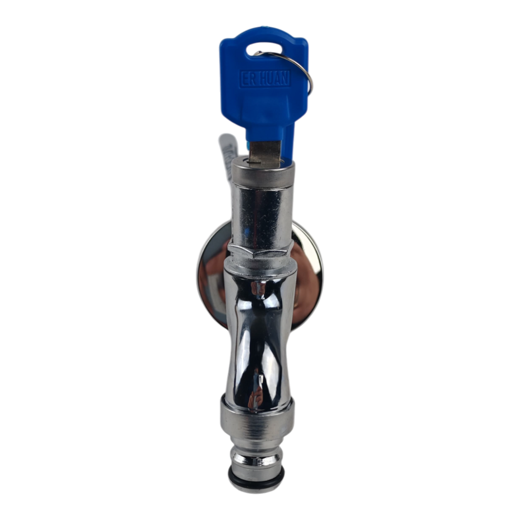 Llave de Jardín con Cerradura de Seguridad de 1/2″