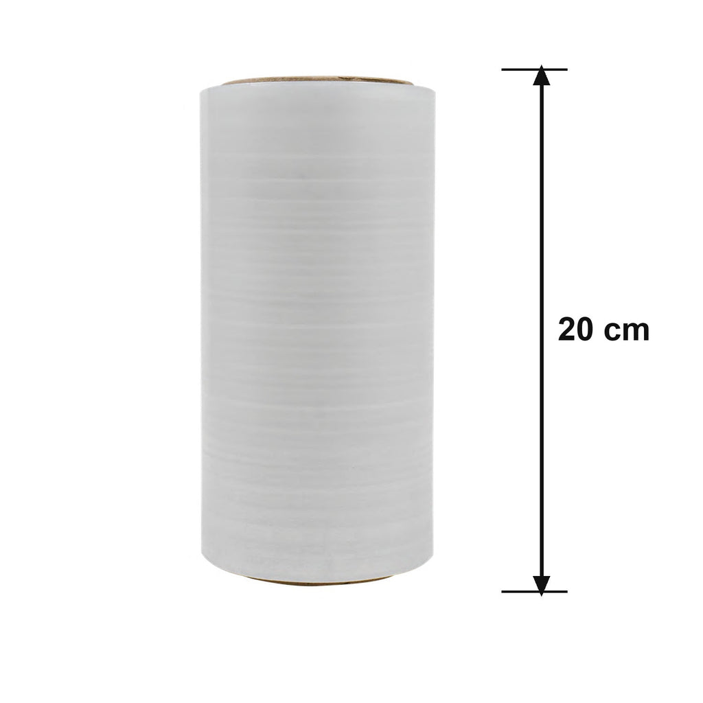 Película Stretch Transparente 20 cm · 18 micras · medidas