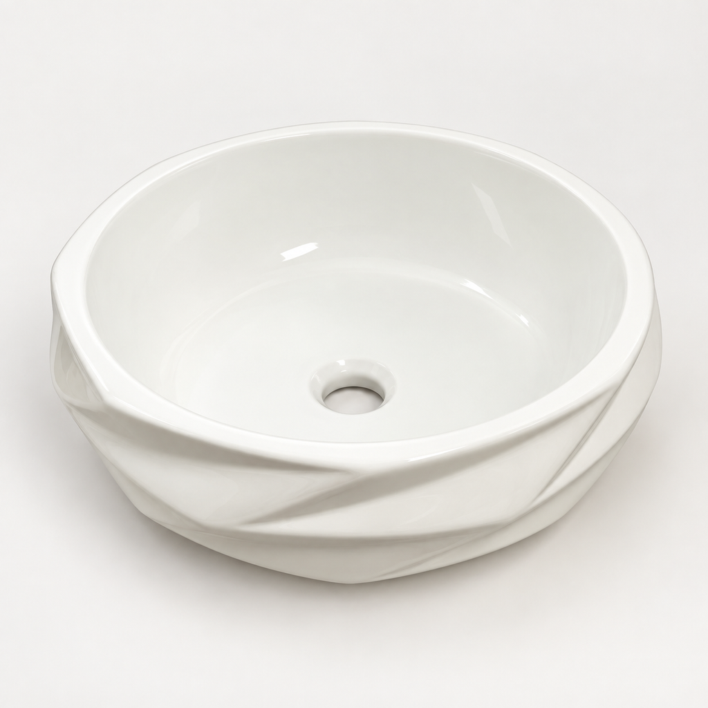 Lavamanos De Sobreponer Cosmos Blanco 40 X 40 X 15 cm — producto