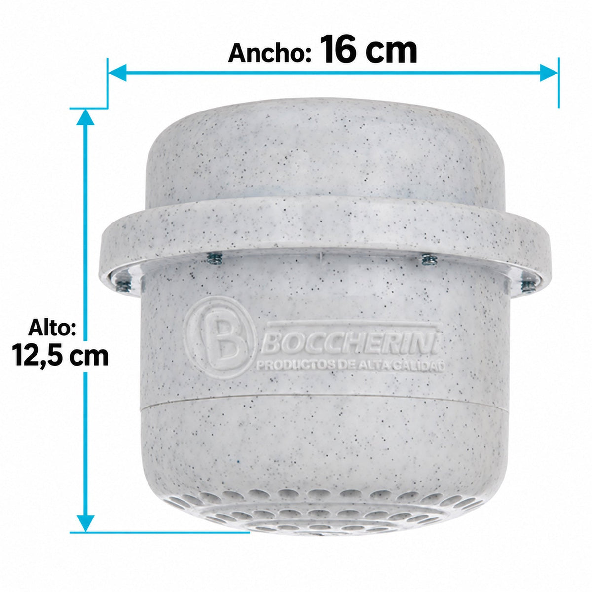 Medidas verificadas de Ducha Eléctrica Victory Mármol 110 V Sin Miniducha, 16 cm