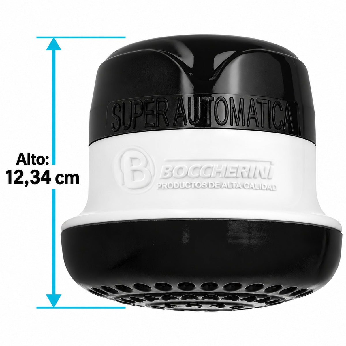 Medidas verificadas de Ducha Eléctrica Gold Superautomática Negra 110 V Sin Miniducha