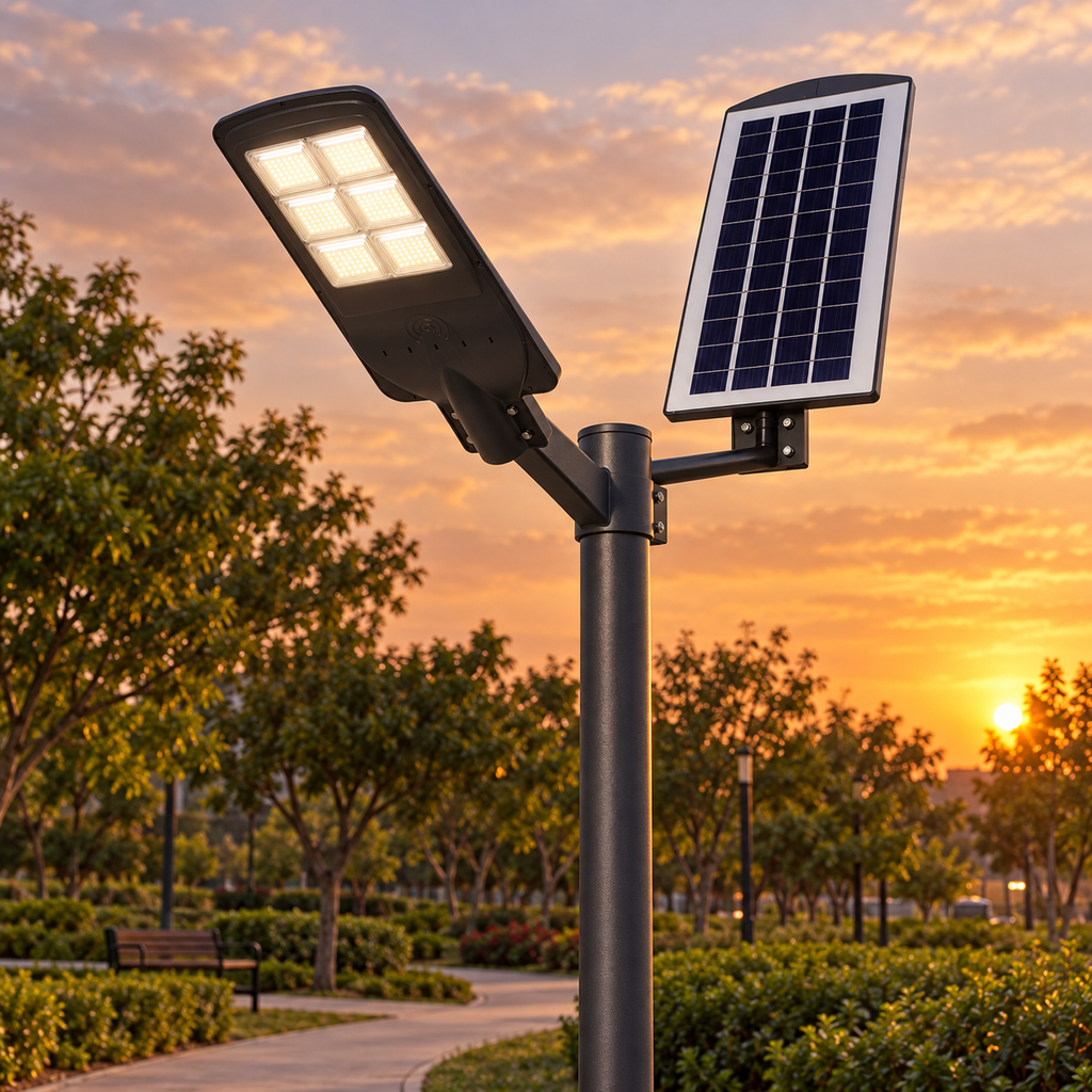 Luminaria Pública Solar LED 200 W 6400 K — imagen 2