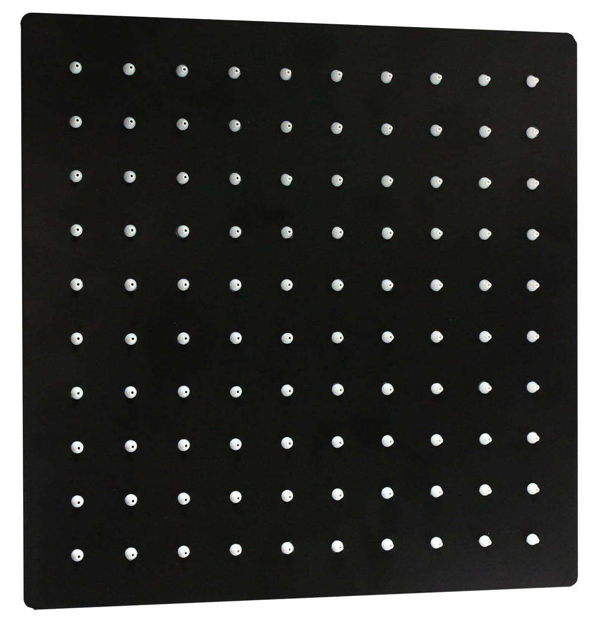 Regadera Cuadrada inoxidable de Lujo 15*15 Negro
