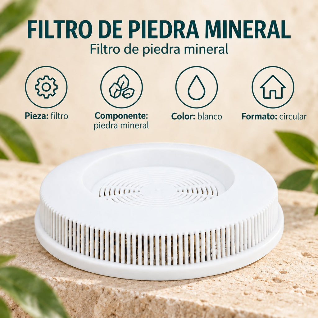 Filtro de Piedra Mineral Blanco - información del producto 2