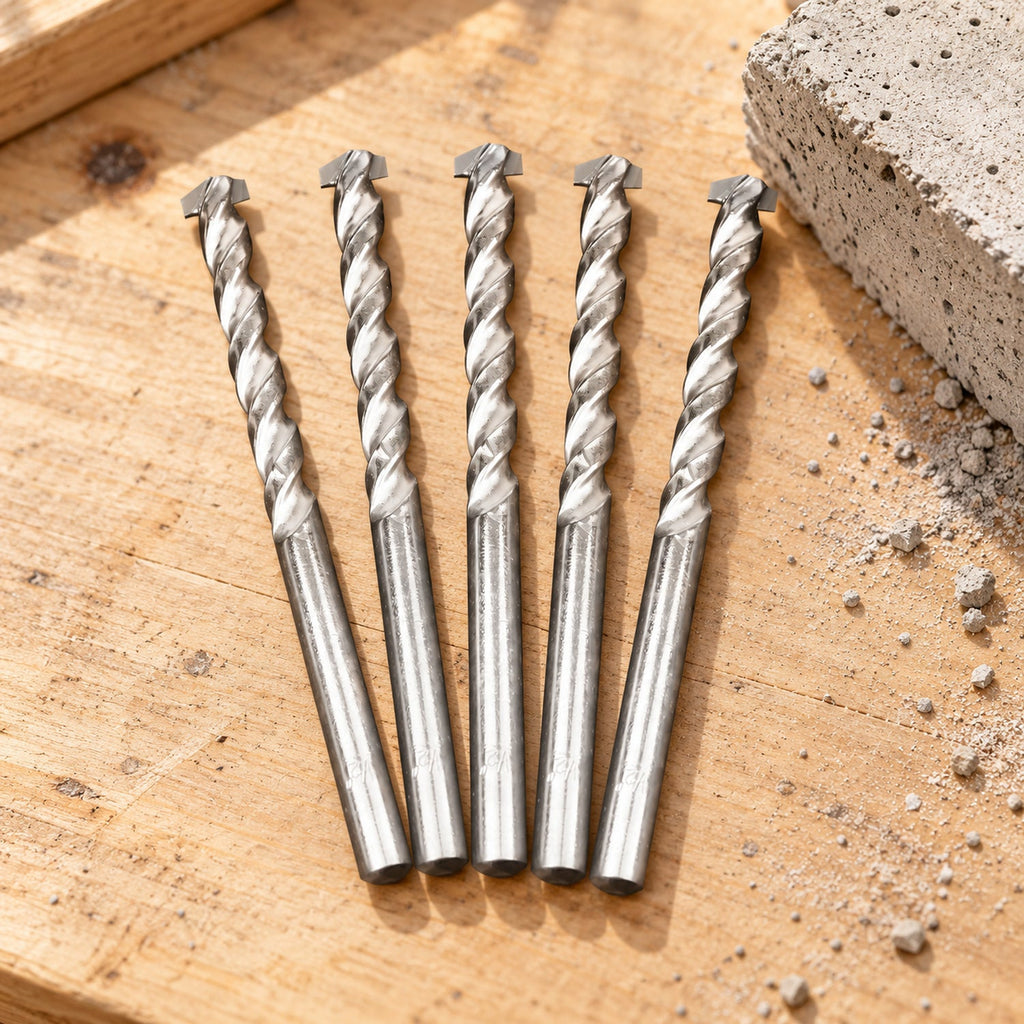 Juego de 5 Brocas para Concreto de 1/2 x 6 Pulgadas en ambientación