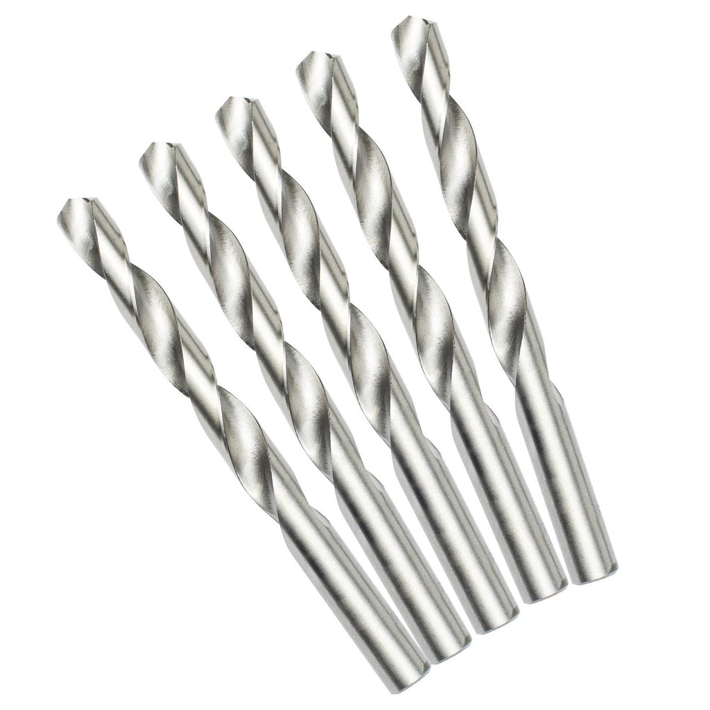 Producto Juego de 5 Brocas HSS para Metal de 1/2 Pulgada sobre fondo blanco