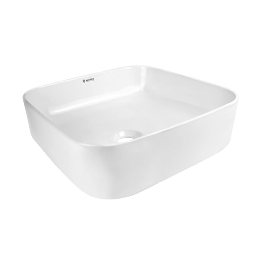 Lavamanos De Sobreponer Rectangular Blanco 46,5 cm — fotografía oficial 1