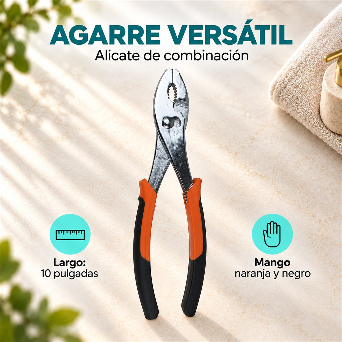 Alicate de Combinación de 10 Pulgadas - características