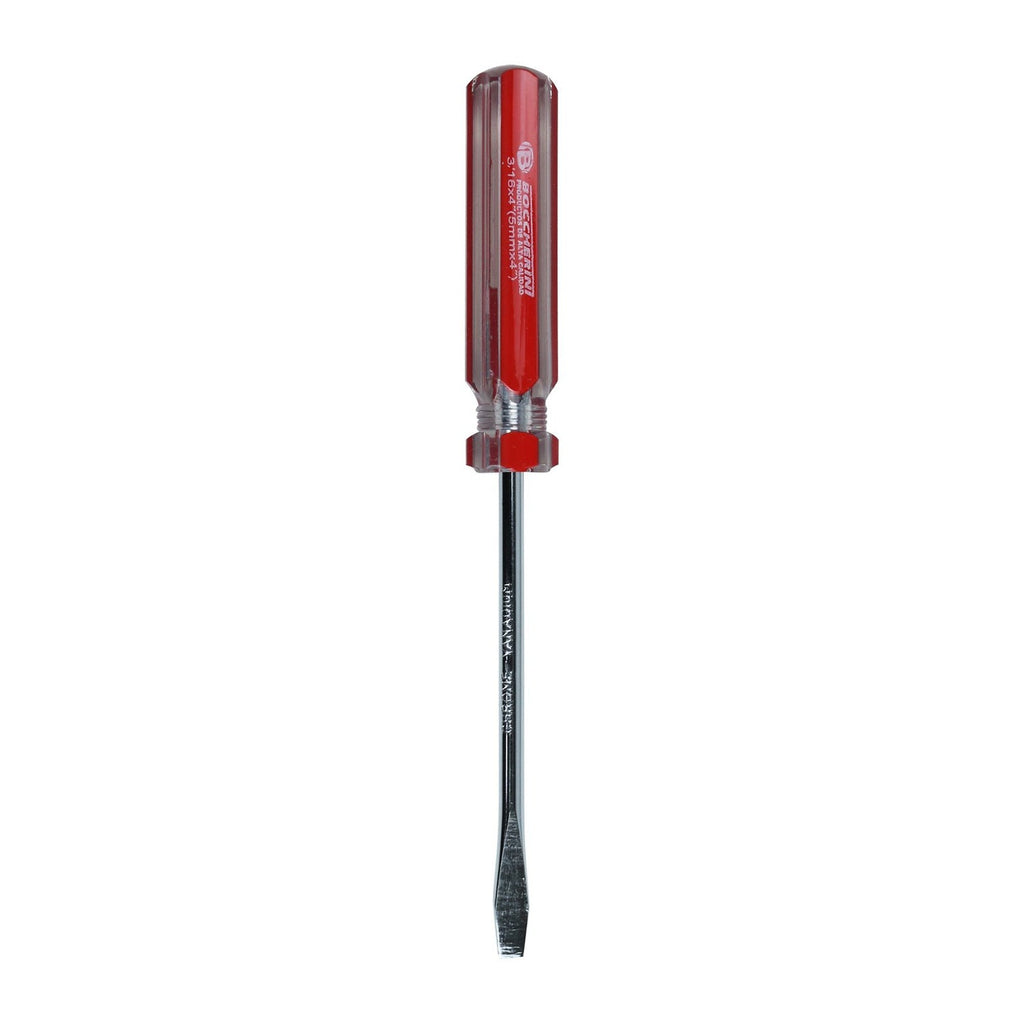 Producto Destornillador Plano de 5 mm x 4 Pulgadas sobre fondo blanco
