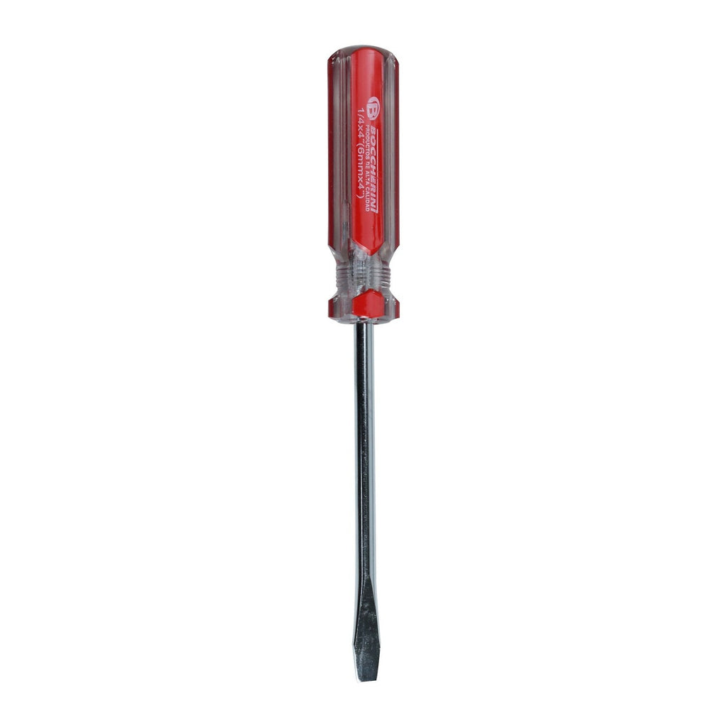 Producto Destornillador Plano de 6 mm x 4 Pulgadas sobre fondo blanco