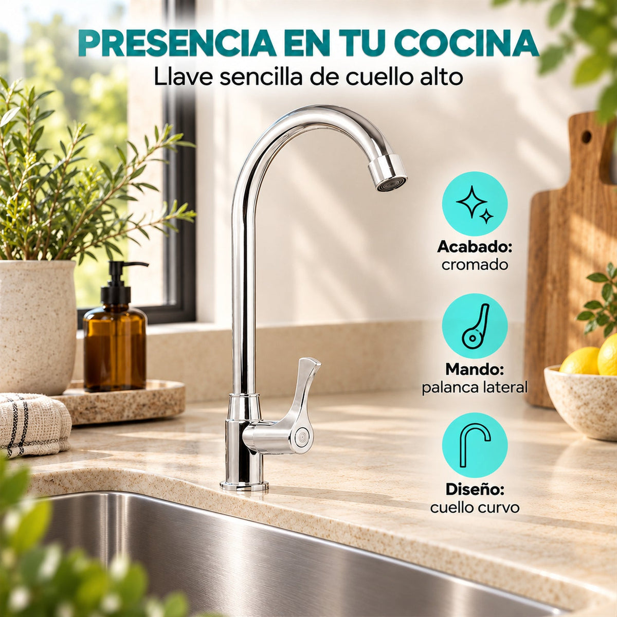 Características visuales de la llave YW602