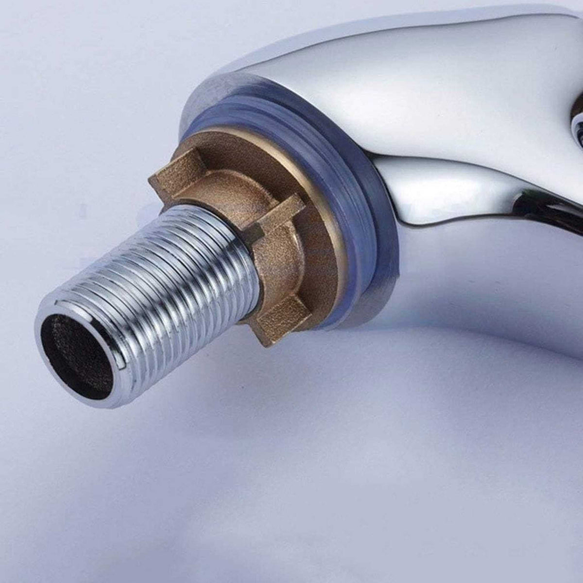 Llave Lavamanos Push Cromada Con Cierre Automático