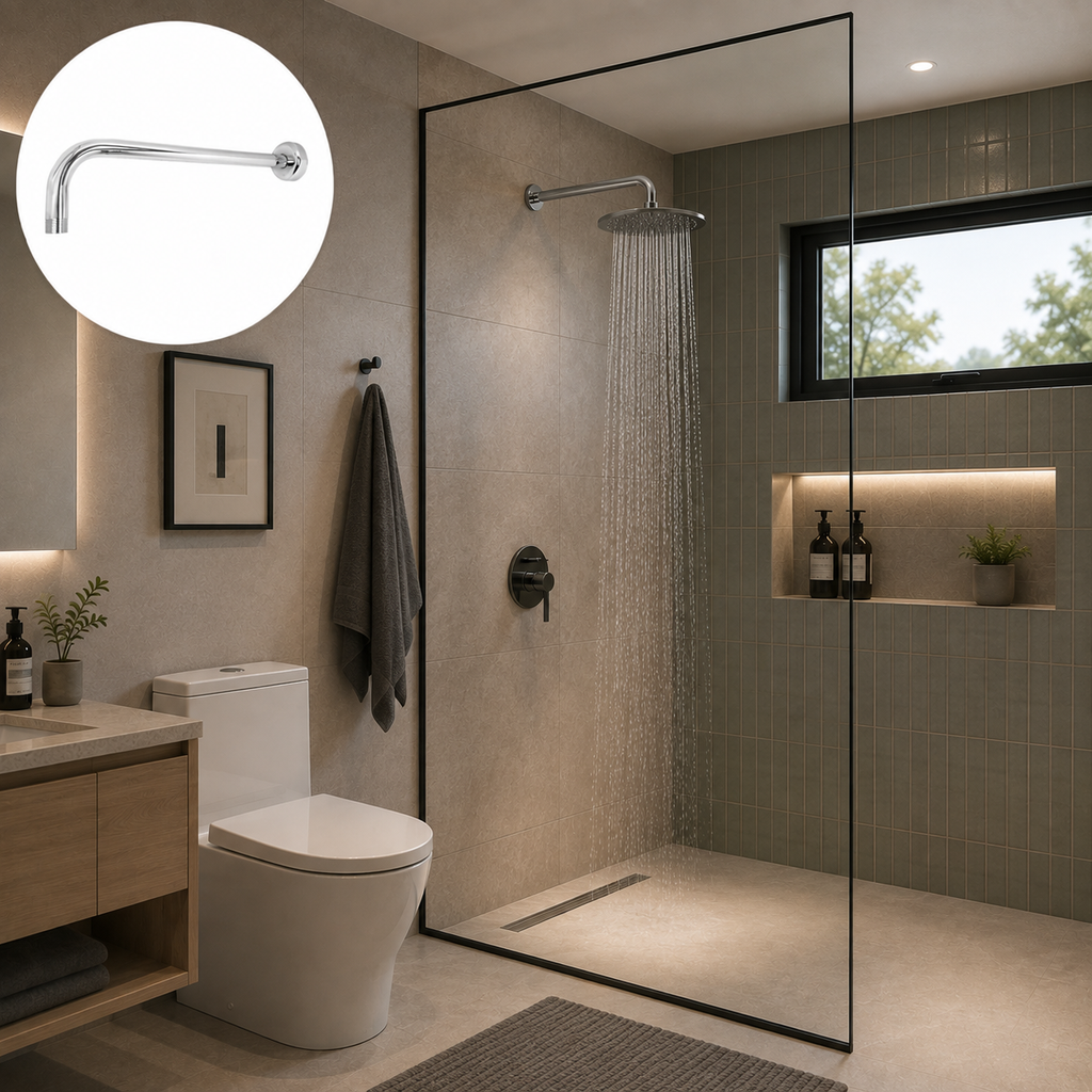 Tubo para ducha de 60 cm para baño