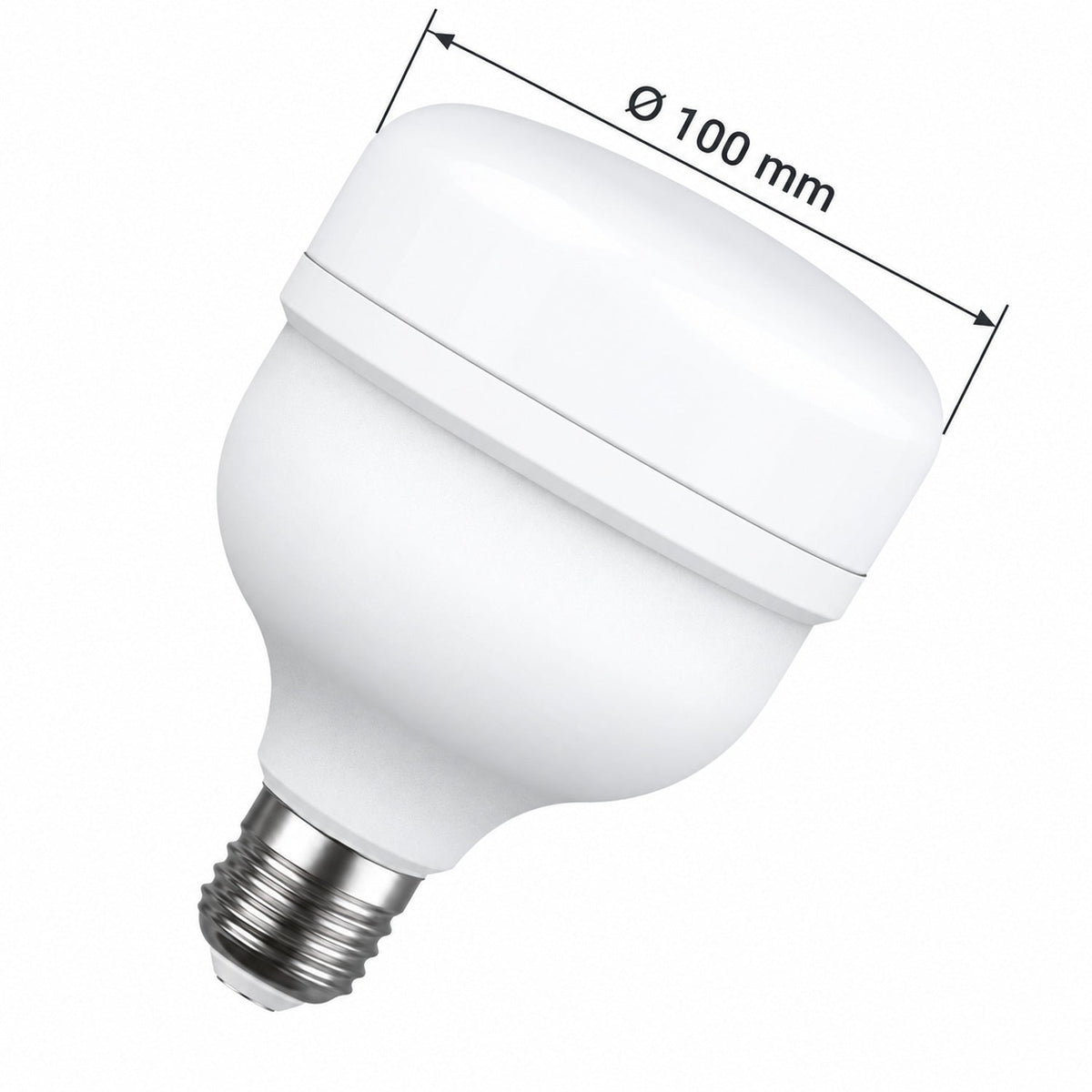 Bombillo LED 30 W E27 Luz Fría De 100 mm — dimensiones del producto