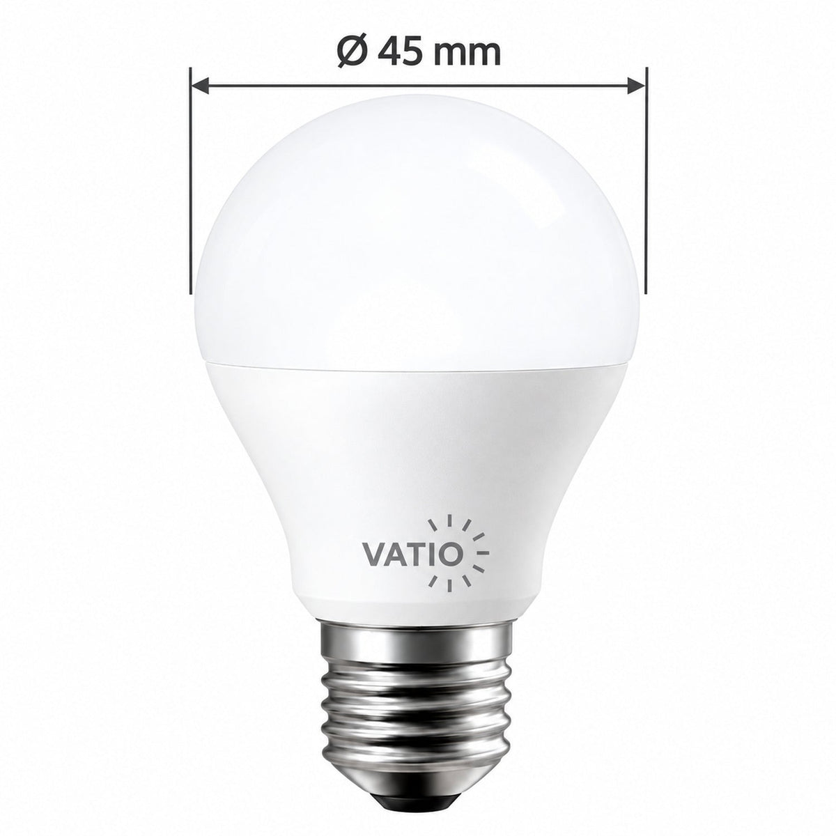 Bombillo LED De 5 W E27 Luz Fría — medidas verificadas