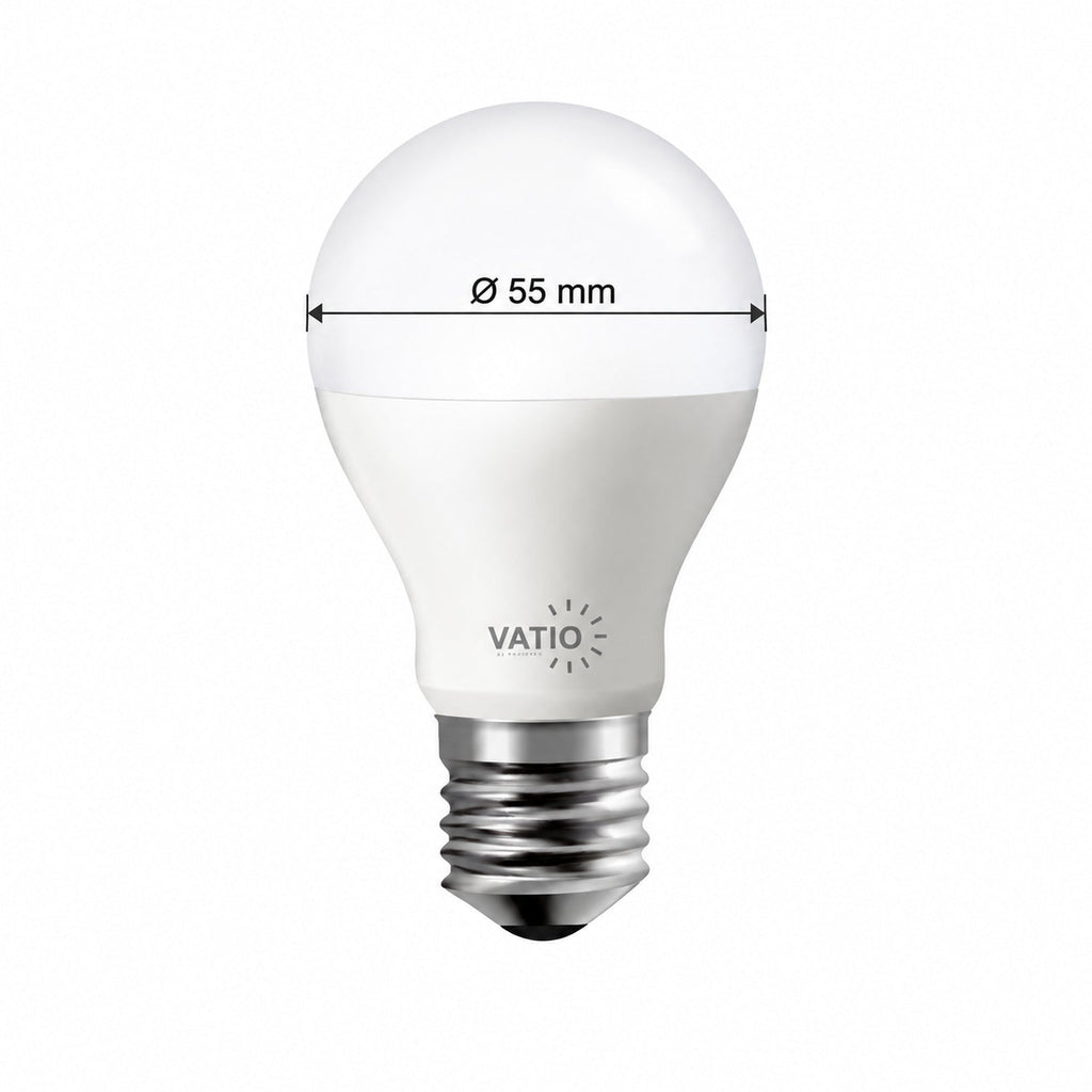 Bombillo LED De 7 W E27 Luz Fría — medidas verificadas