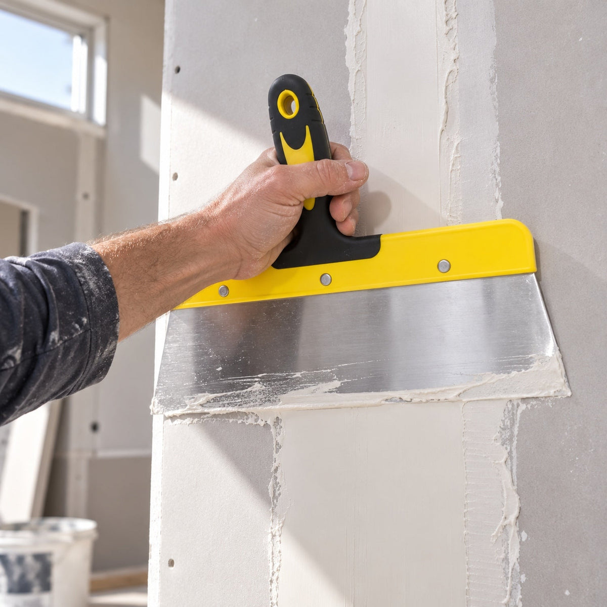 Espátula Para Drywall De 12 Pulgadas — uso y ambientación