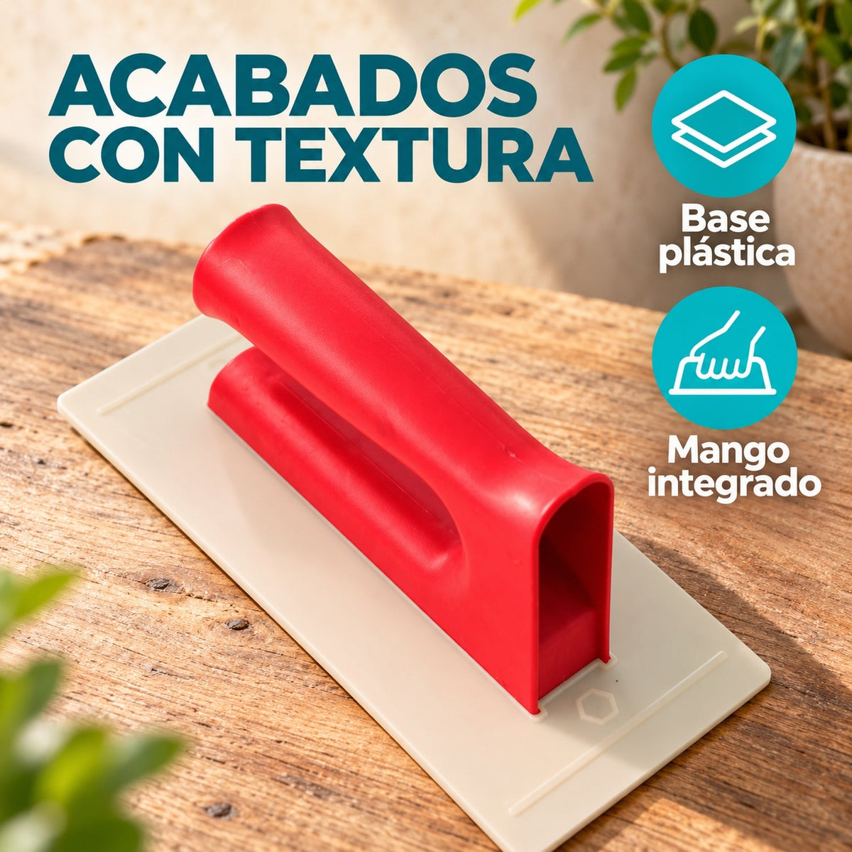 Llana Plástica Para Carraplast Y Graniplast — características