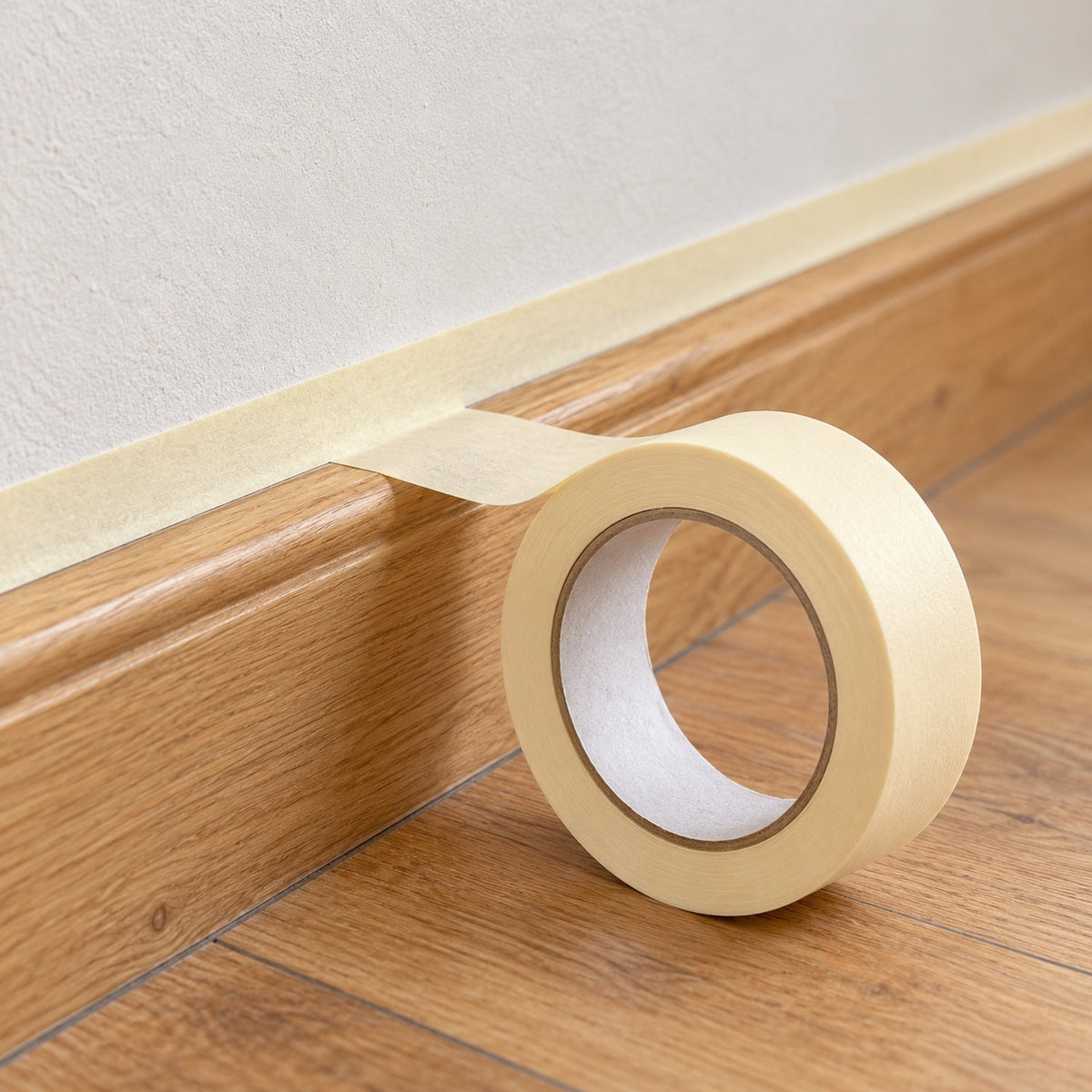 Cinta De Enmascarar Beige De 24 mm × 40 Yardas — escena de uso