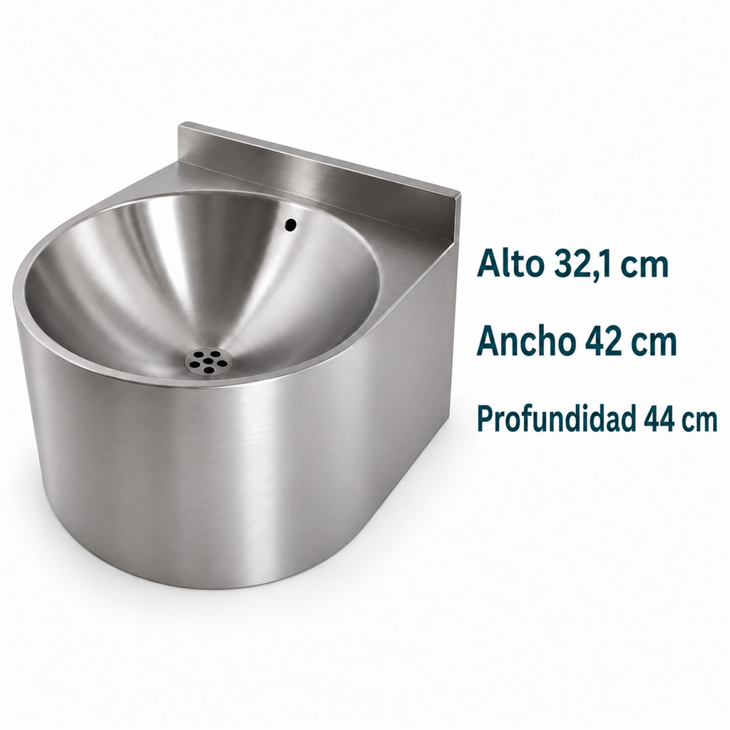 Medidas: alto 32,1 cm, ancho 42 cm y profundidad 44 cm