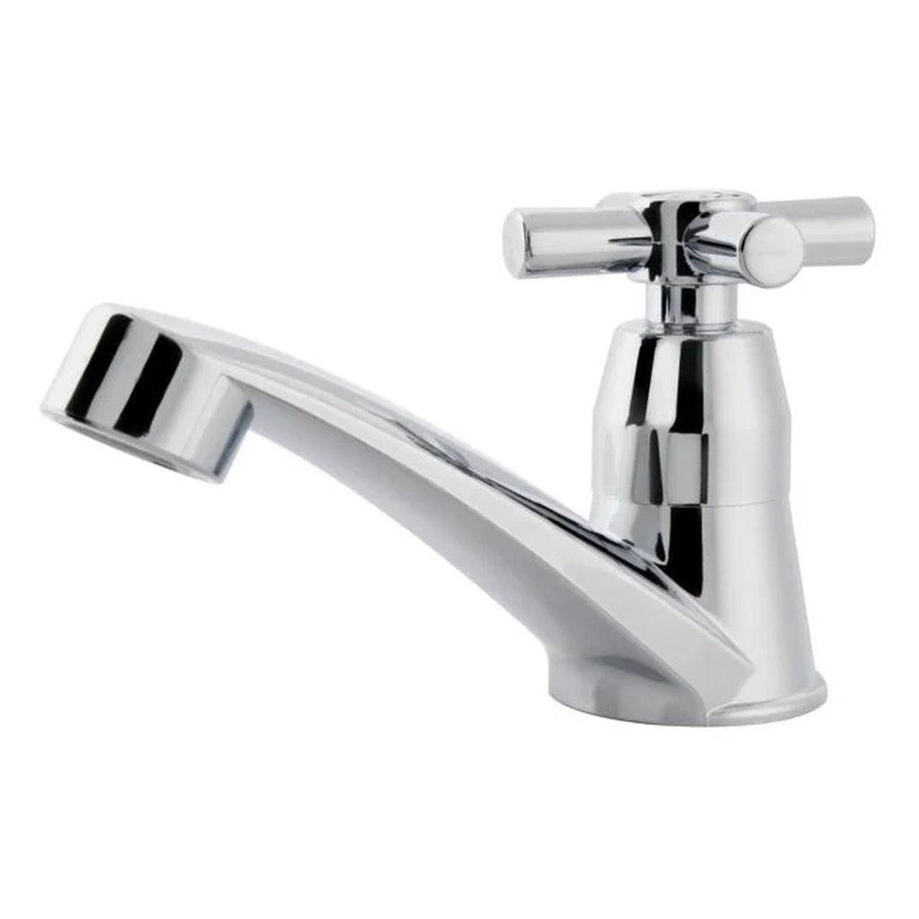 Llave Sencilla De Lavamanos Con Cruceta Cromada — vista del producto