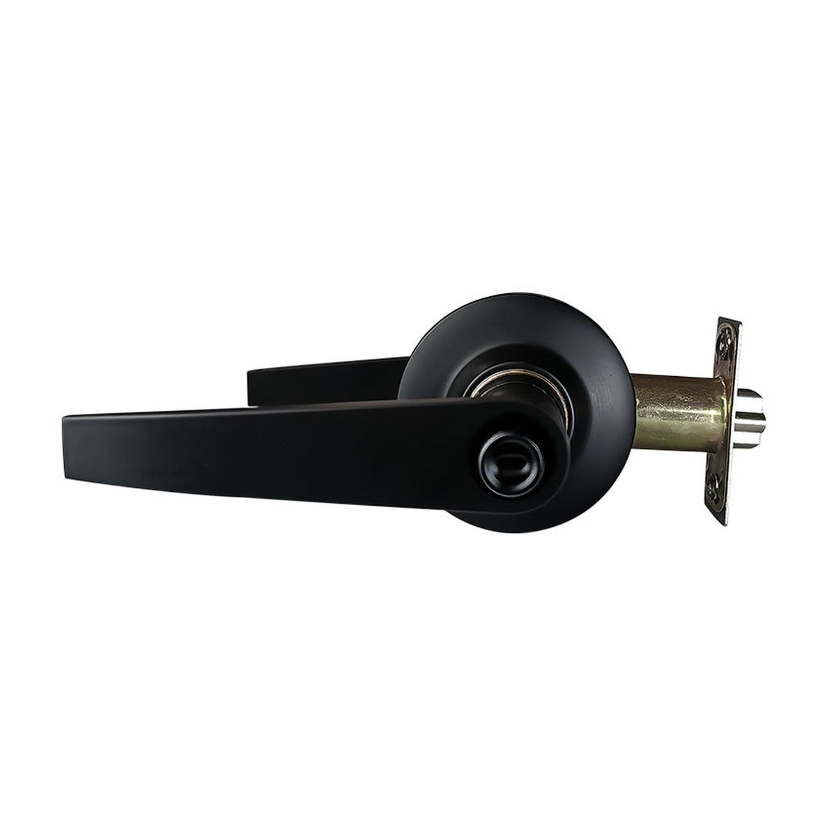 Manija De Baño En Aluminio Negro Backset 60 Mm — vista del producto