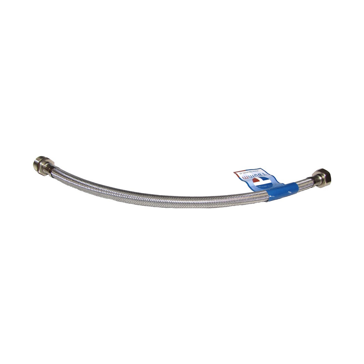 Manguera Flexible para Agua Hembra-Macho 1/2" x 40 cm - Producto exacto completo sobre fondo blanco, sin recorte