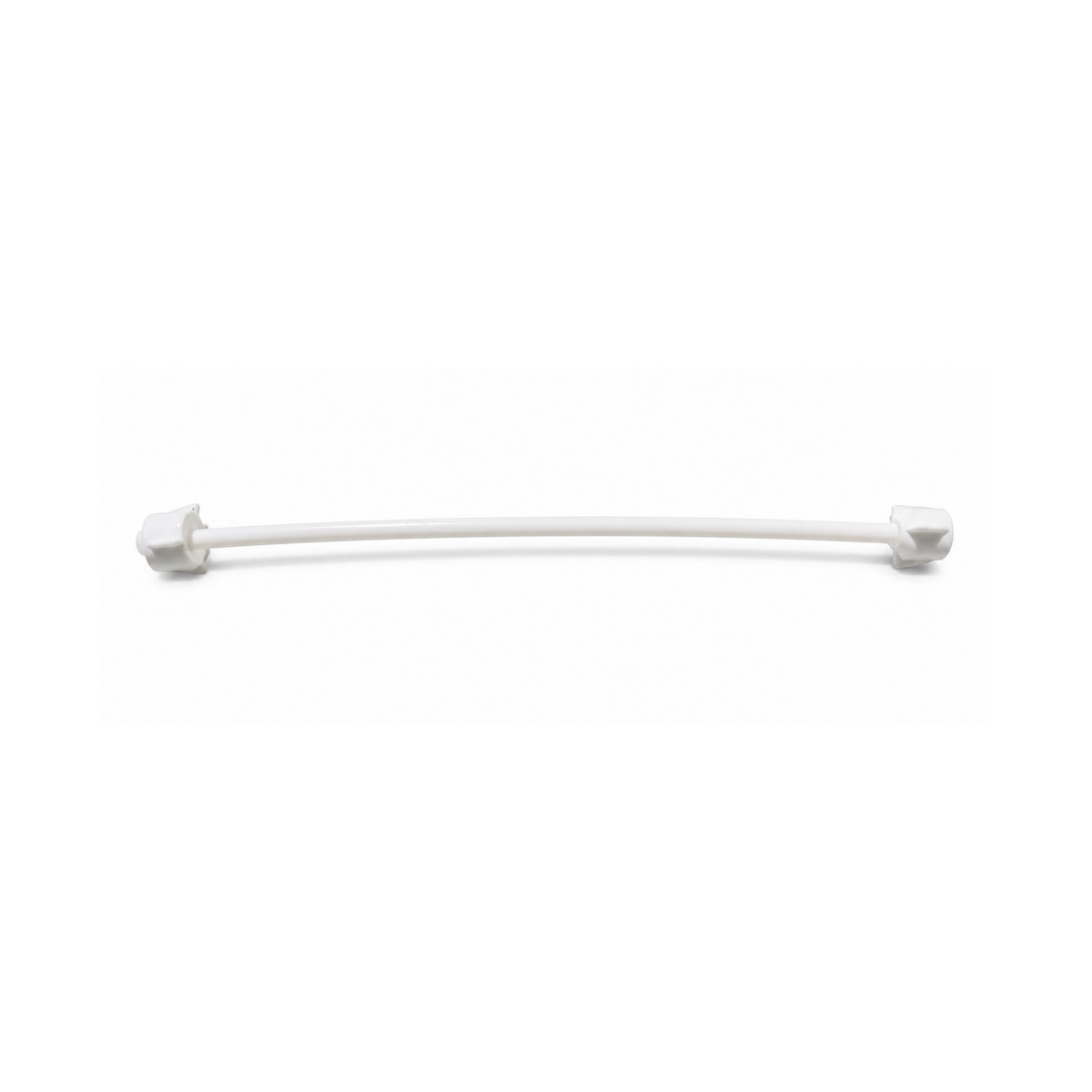 Manguera Flexible Plástica de 1/2" x 7/8" y 40 cm - Producto exacto completo sobre fondo blanco, centrado y sin recortes