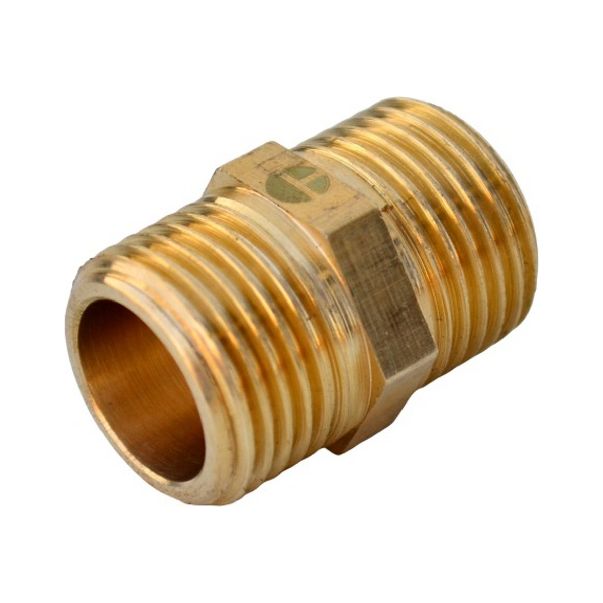 Conector de Latón con Tuerca de 1/2" - Producto exacto completo, centrado, sin recortes y con margen de seguridad