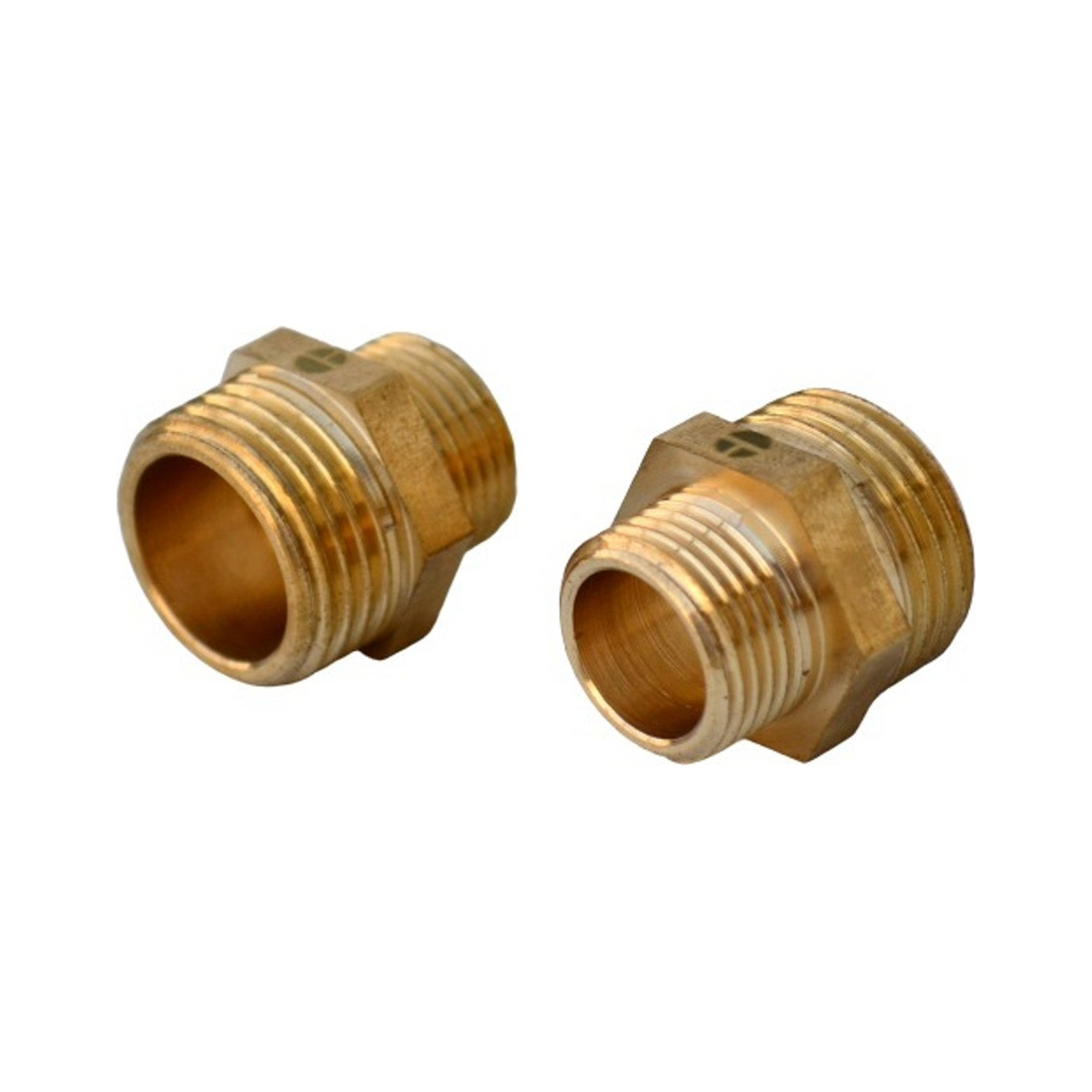 Conector de Latón Hilo con Tuerca de 1/2" x 3/8" - Producto exacto completo, centrado, sin recortes y con margen de seguridad