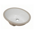 Lavamanos Oval Blanco De Bajo Poner 42 × 34 cm — fotografía del producto