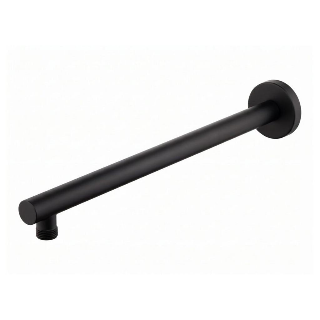Tubo Para Regadera Redondo Nuvo Negro 40 cm — fotografía oficial