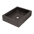 Lavamanos En Piedra Natural Rectangular Gris - Foto oficial del producto