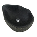 Lavamanos En Piedra Natural Negro Orgánico - Foto oficial del producto