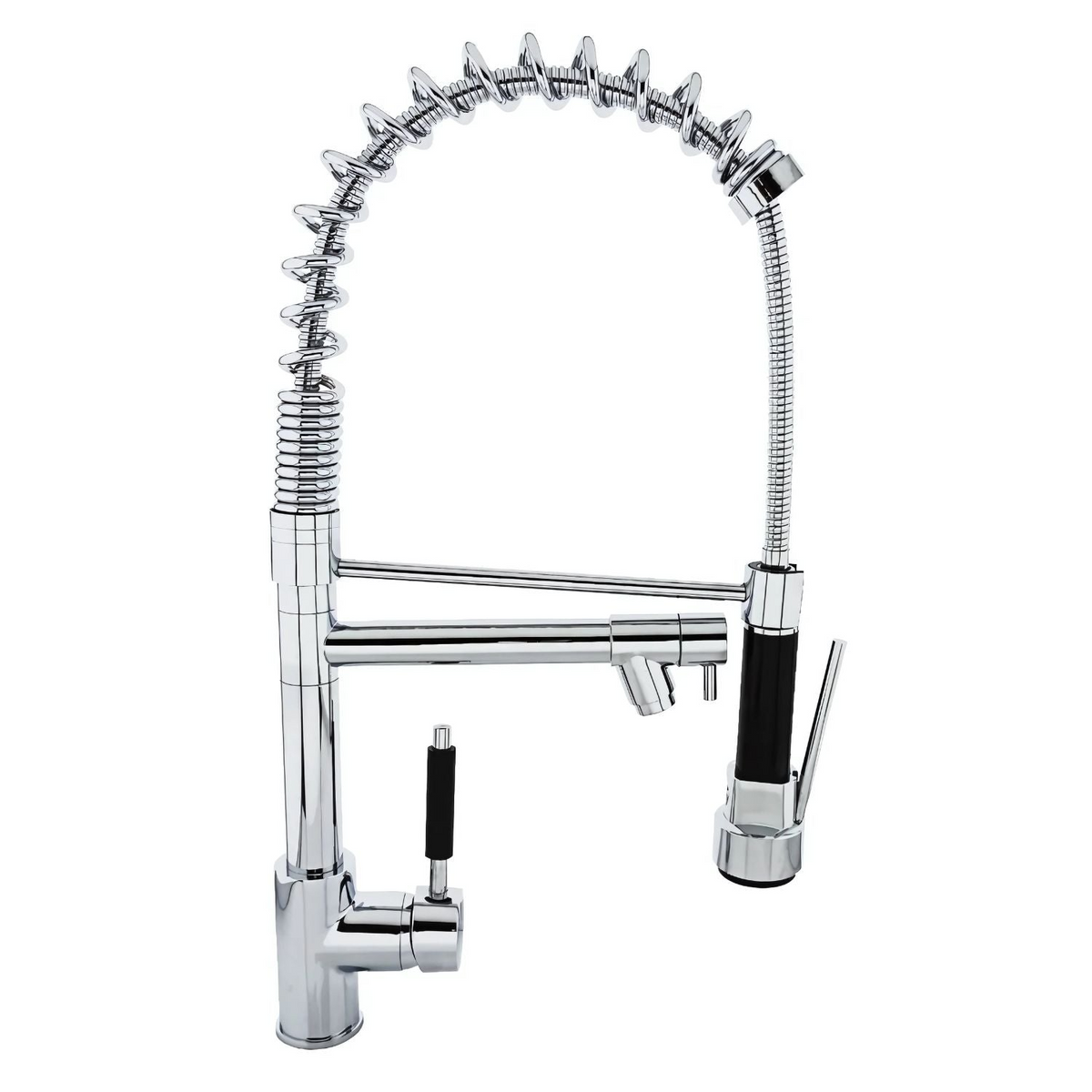 Grifería Monocontrol Gourmet Doble Salida Cromada