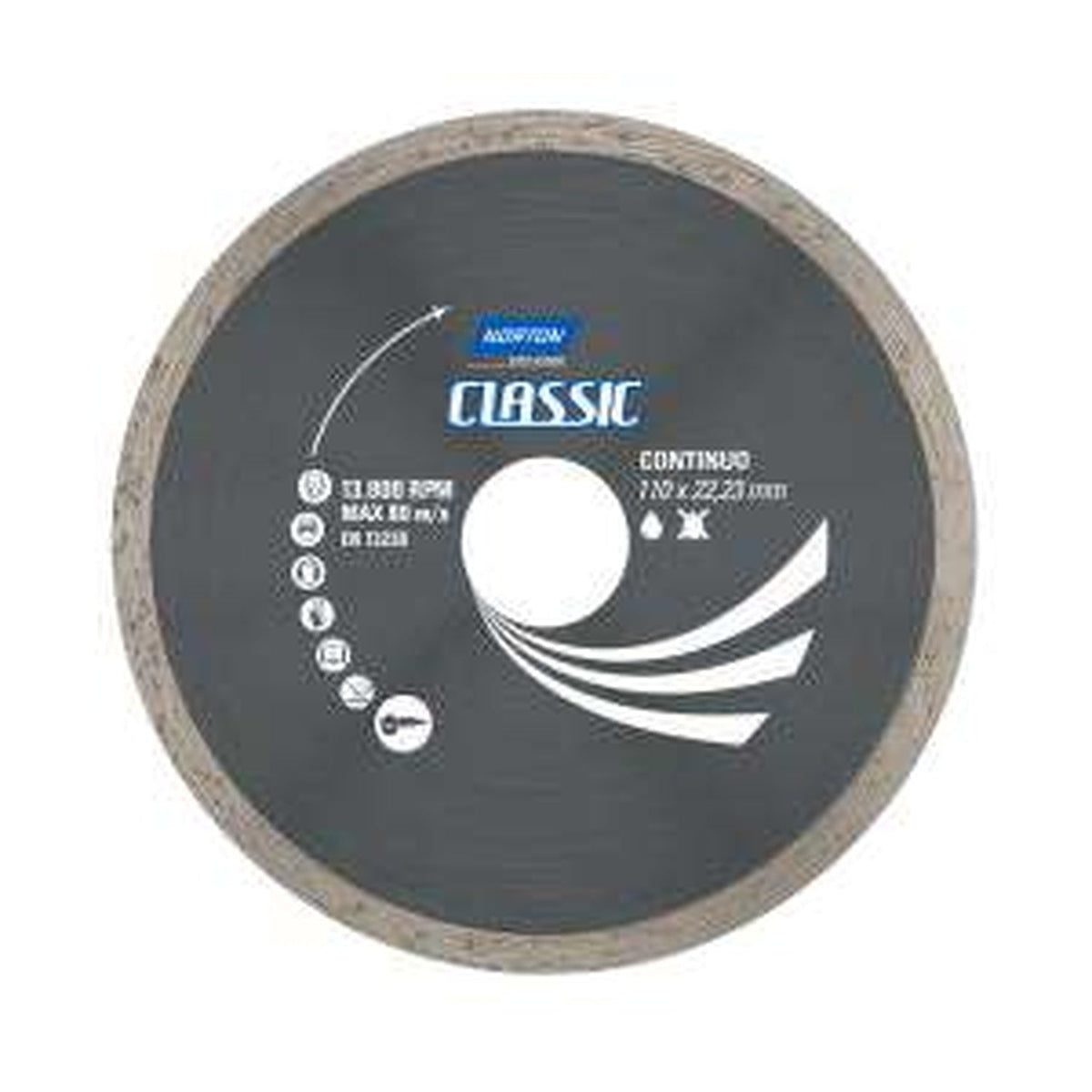 Disco Diamantado Classic Continuo De 110 Mm — vista del producto