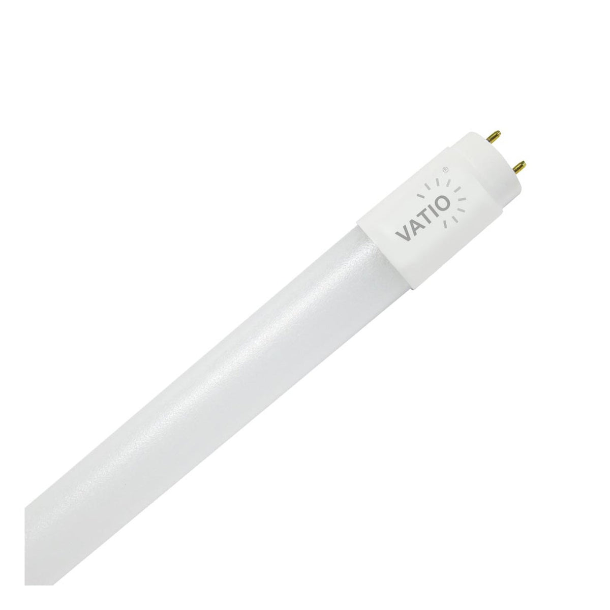 Tubo LED T8 De Vidrio 18 W Luz Fría De 1,2 m — detalle oficial de la conexión G13
